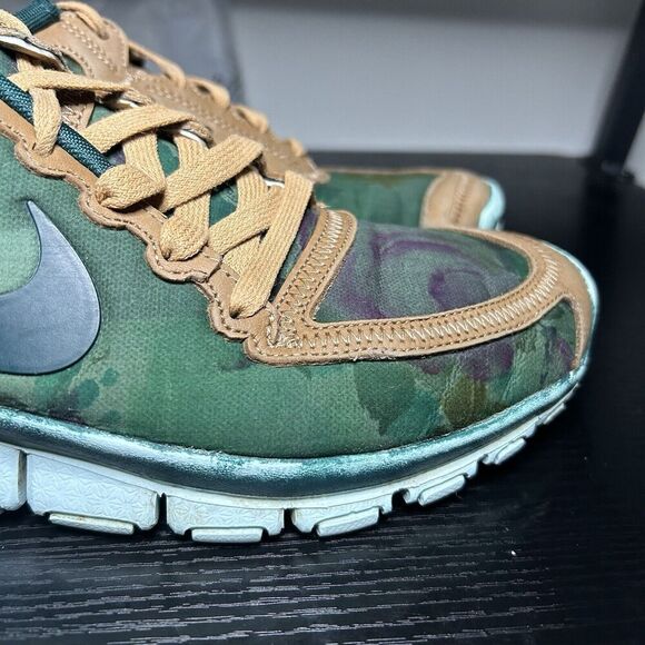 Nike Free 5.0 Liberty Of London Women's Size 10 Running Shoes Sneakers Green - Picture 3 of 14
